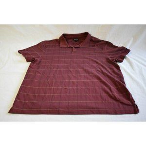 Men’s Van Heusen Size XL Red Checks Polo